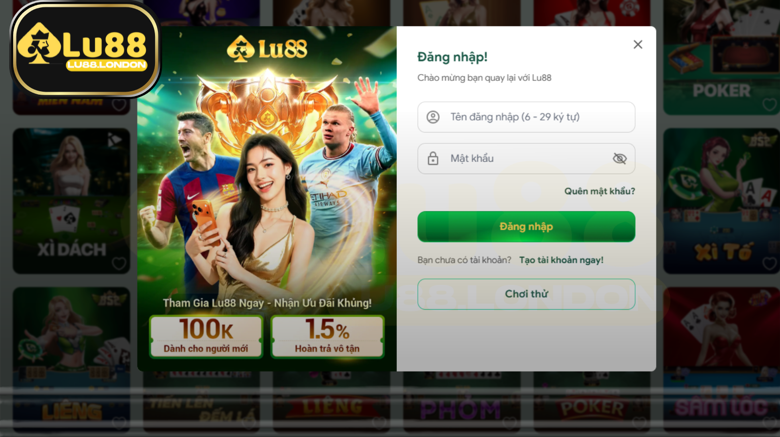 Hướng dẫn đăng nhập LU88 siêu nhanh và thành công